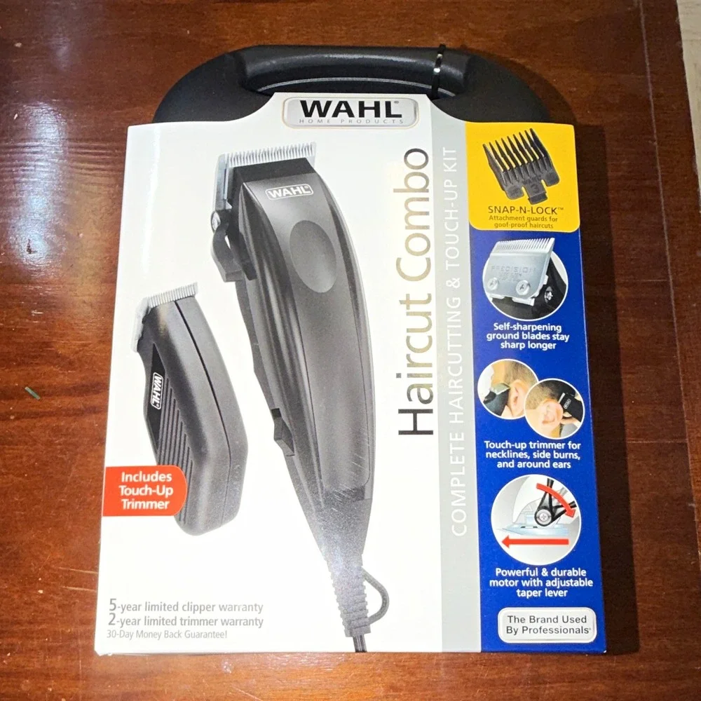 Wahl Haircut Combo 79235-1001 Haircutting Kit w/ Guards, Case, Corded